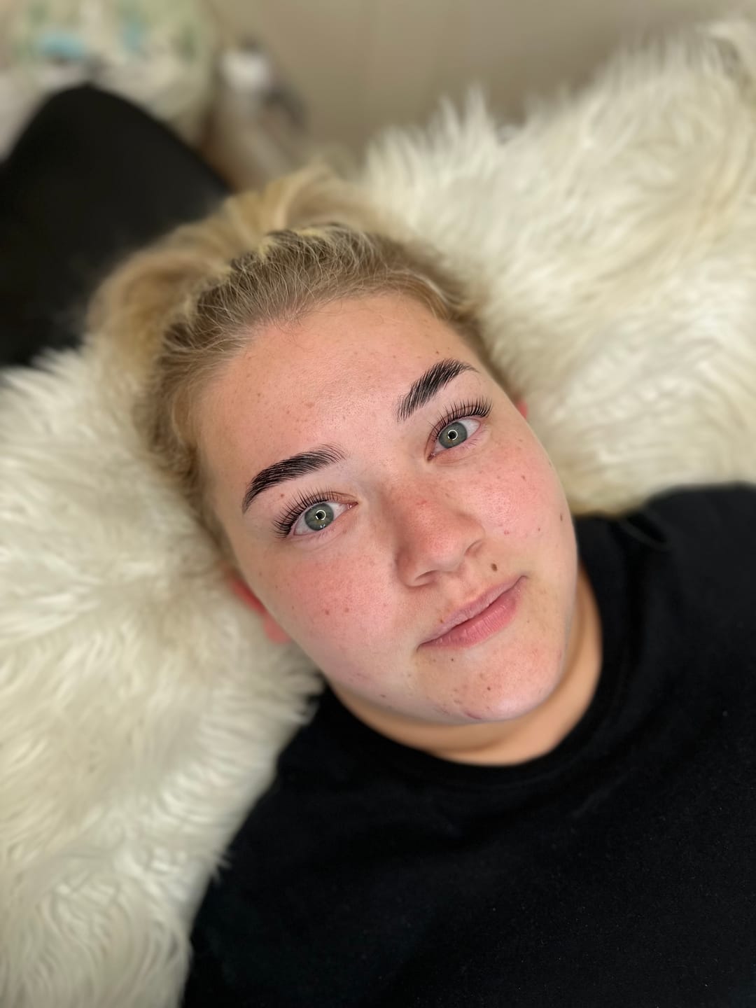 Customer photo review of (NEW) Cysteamine Brow & Lash Lamination Kit - Step 2 - 15ml