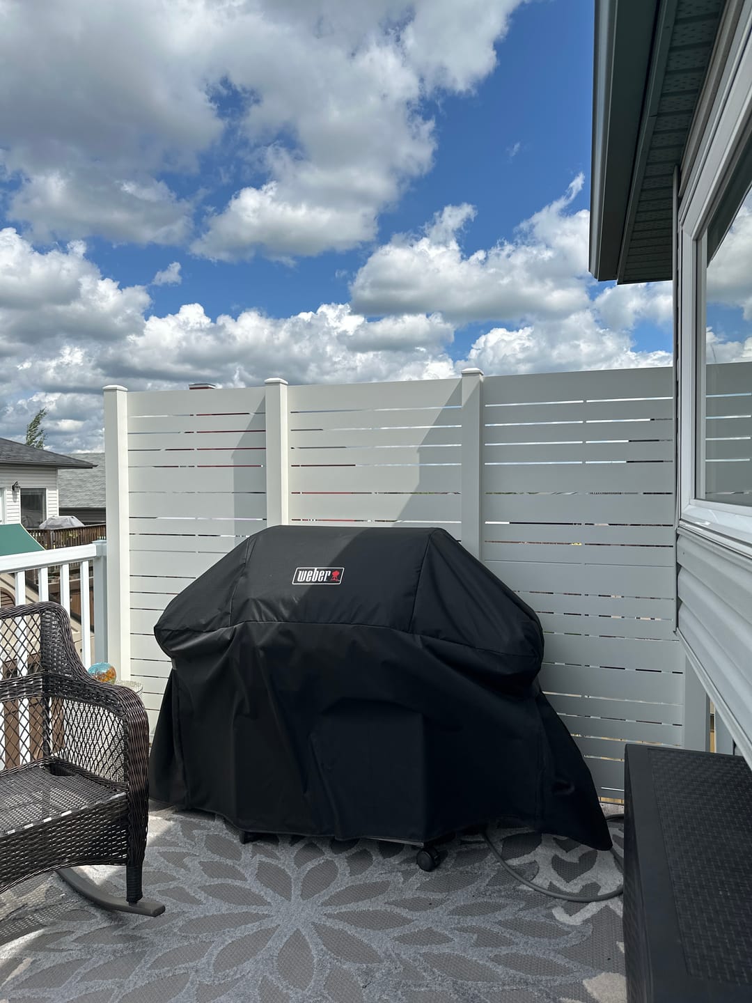 Customer photo review of Privacy Screen (Horizon)