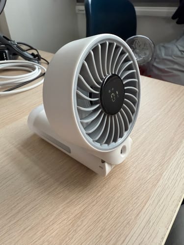 Customer photo review of izzCool 30 - Foldable Air Conditioner Fan (3,500mAh)