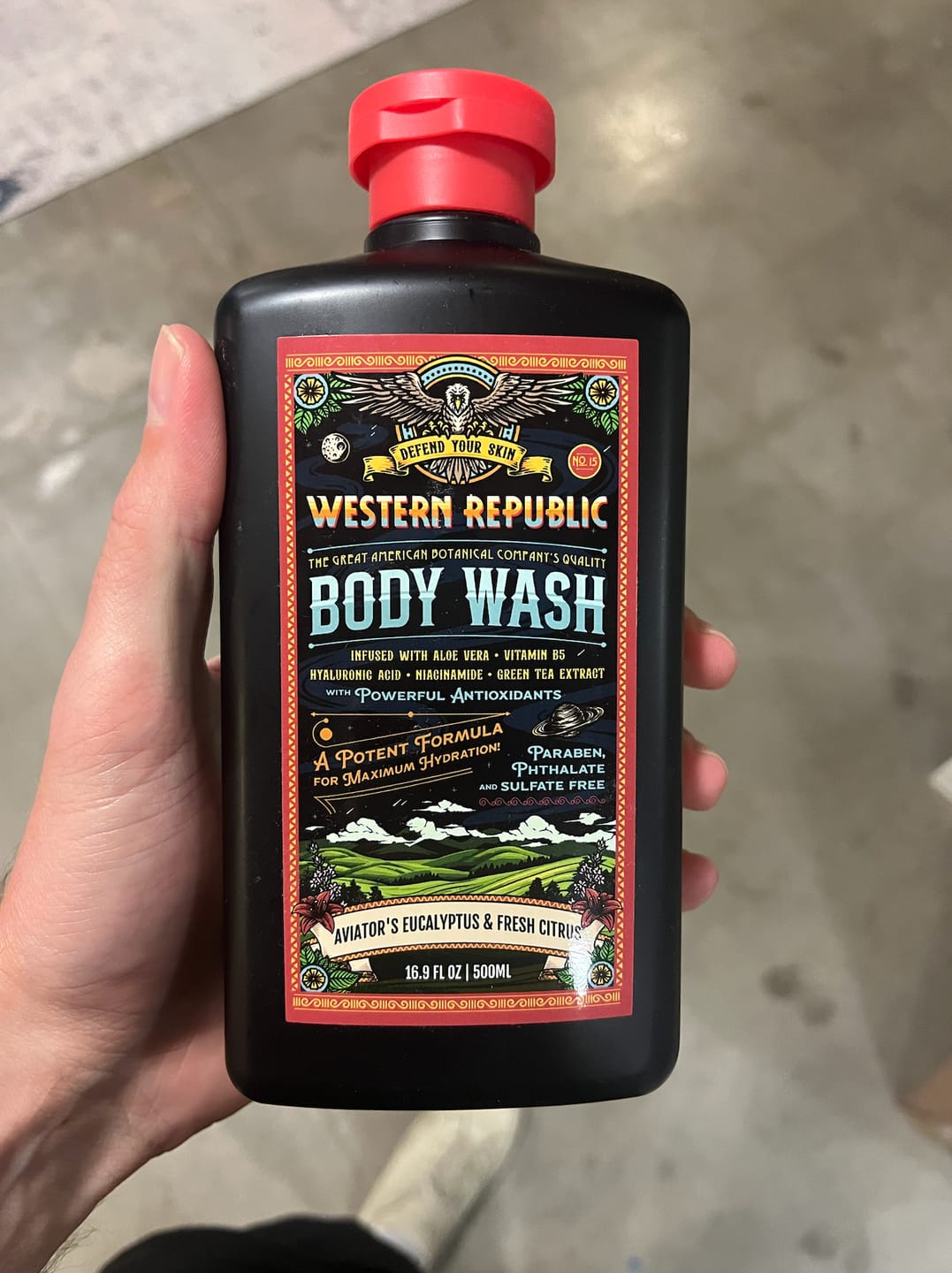 Customer photo review of Body Wash Double Scent Starter Kit