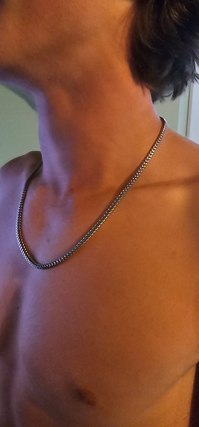 Customer photo review of Franco Chain (Silver)