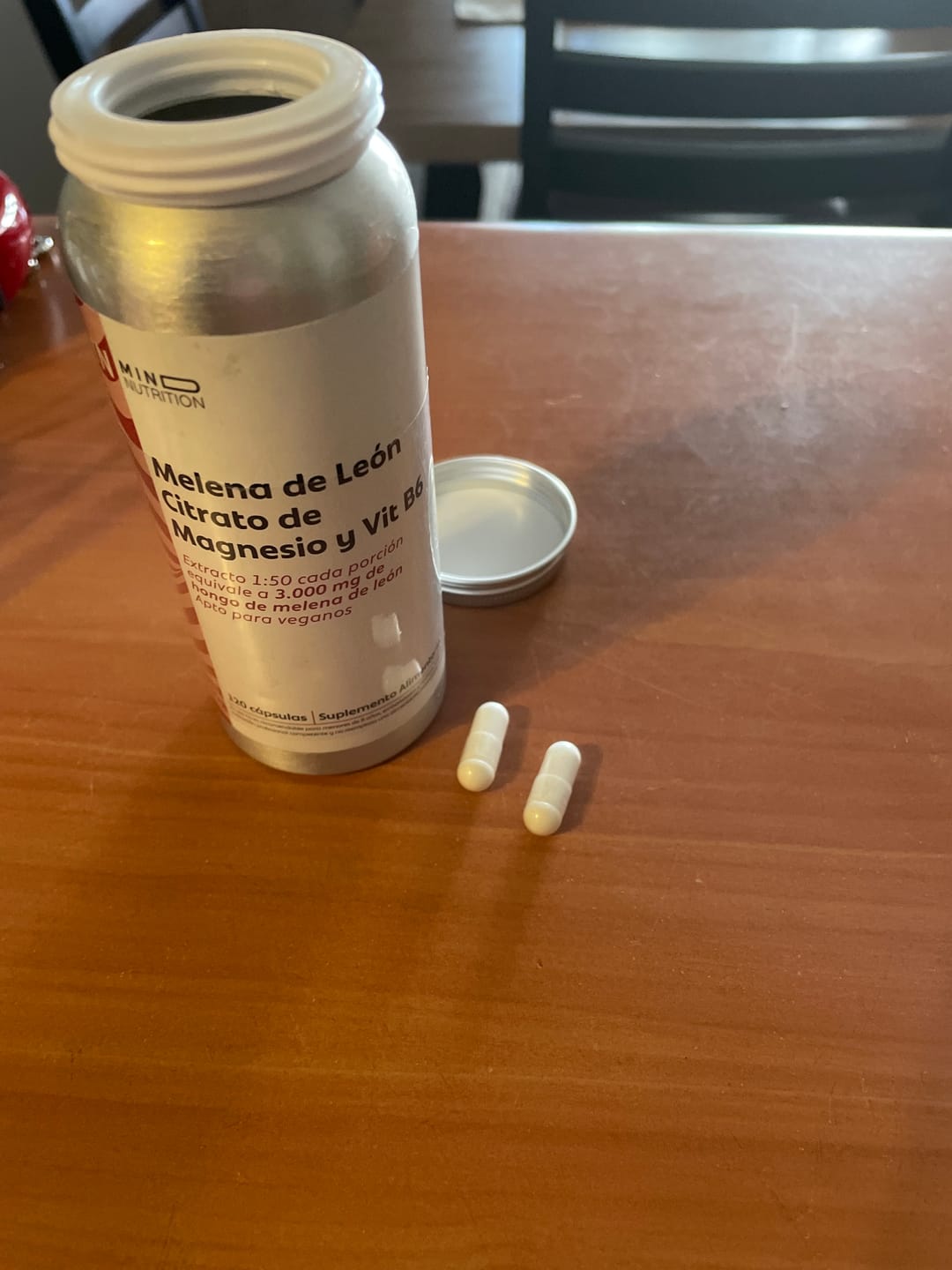 Customer photo review of Melena de León + Citrato de Magnesio + Vitamina B6