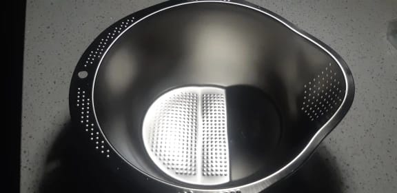 Customer photo review of Premium Stainless Steel Rice Strainer
