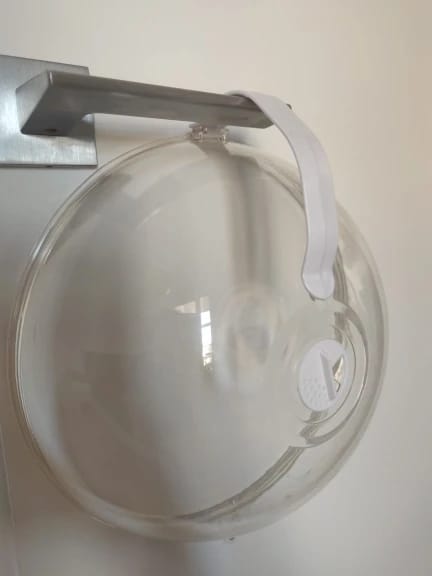 Customer photo review of Clear Guard Microwave Cover