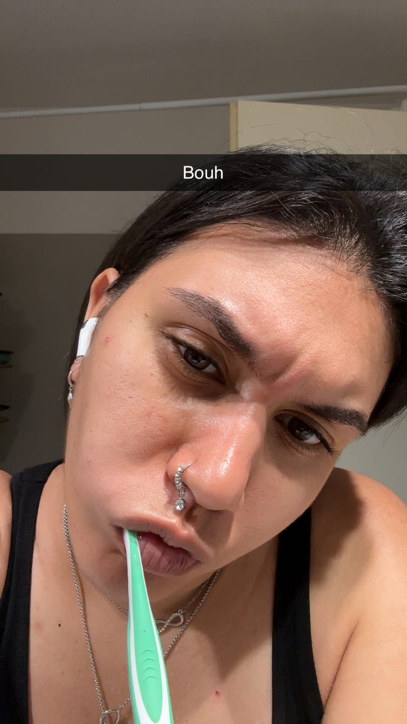 Customer photo review of Piercing Aliya
