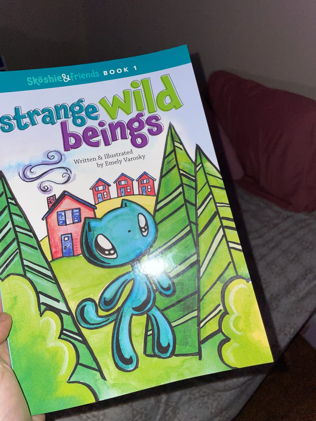 Customer photo review of Skoshie & Friends: "Strange Wild Beings" (Children's Book)