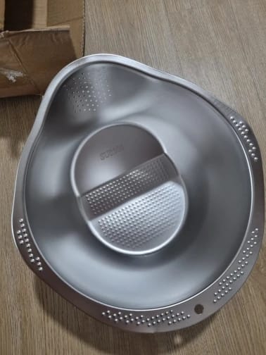 Customer photo review of Premium Stainless Steel Rice Strainer