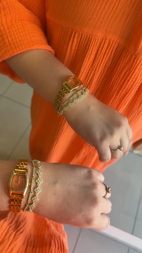 Customer photo review of LA MARRAKECH MONTRE DORÉ AVEC CHIFFRES ARABES