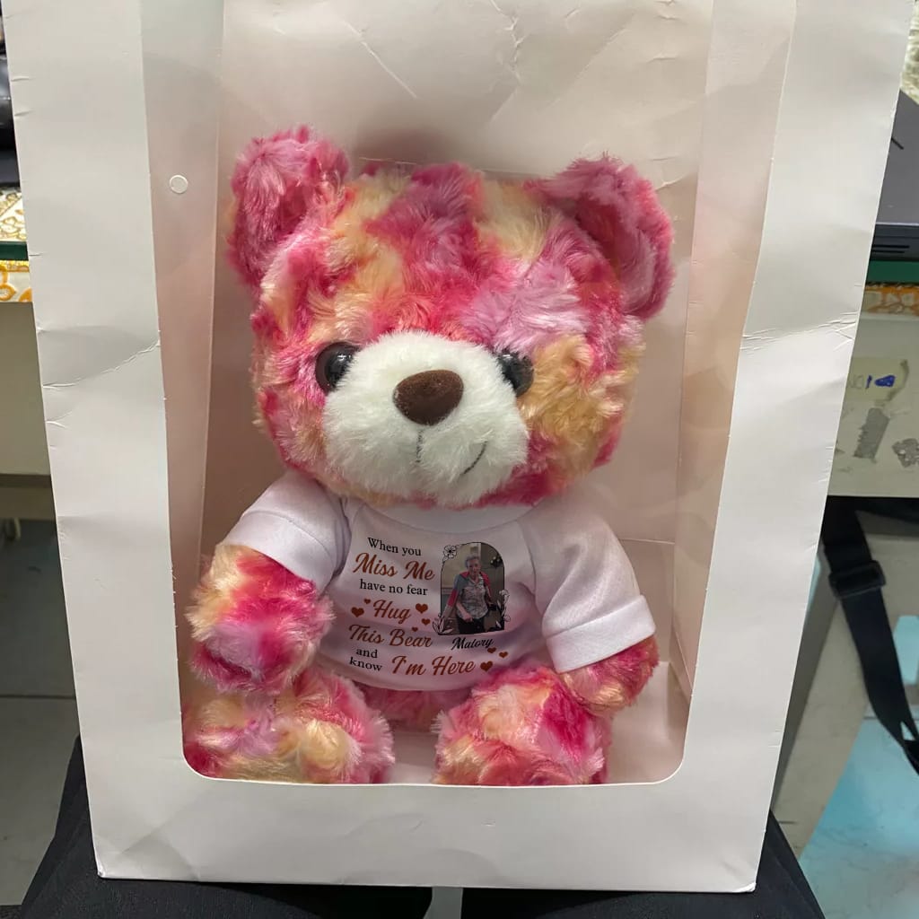 Customer photo review of Forever Missed Always Loved Never Forgotten - Personalized Memorial Teddy Bear