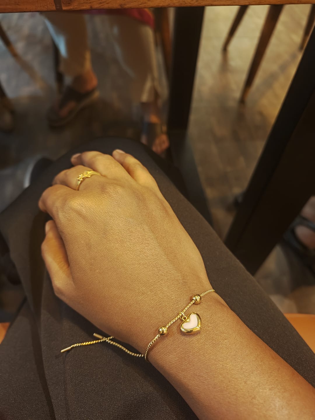 Customer photo review of Moonstone Love Bracelet