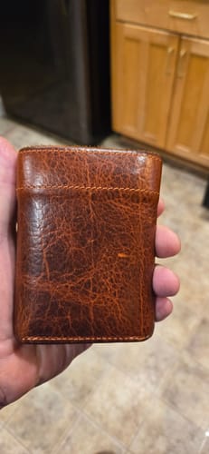 Customer photo review of Erie Premium Bison Trifold