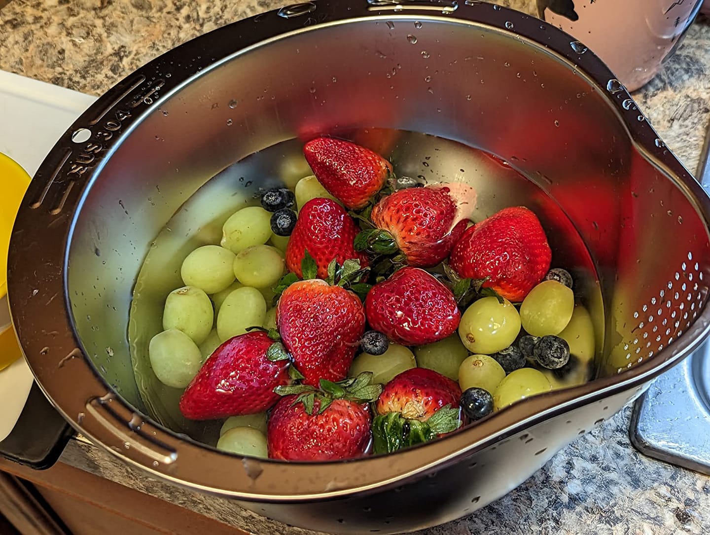 Customer photo review of Premium Stainless Steel Rice Strainer