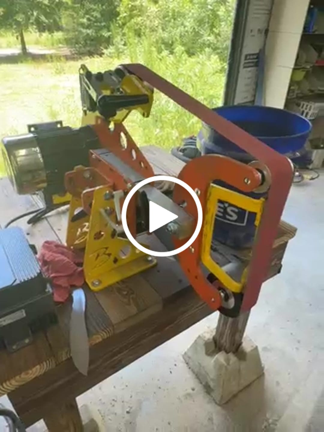 Customer video review of 2" x 72" Shredder Belt Starter Kit