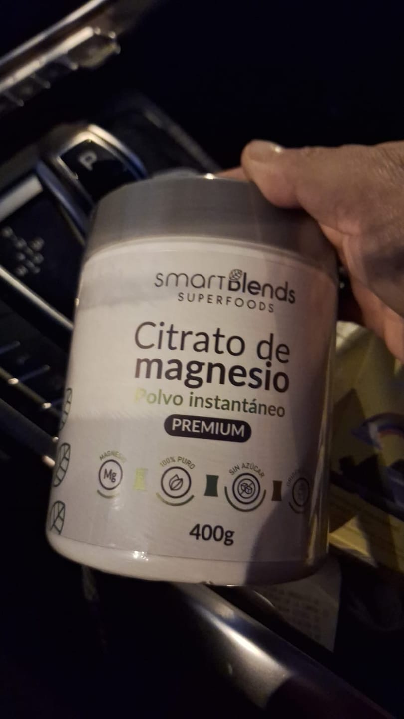 Customer photo review of Pack paga 2 y lleva 3 Citrato de Magnesio Premium 400g