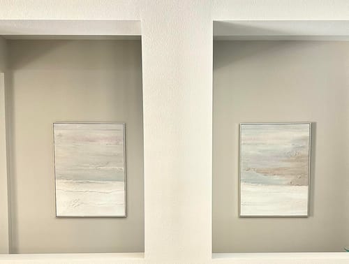 Customer review photo for Abstract Painting Set Of 2 #SP082