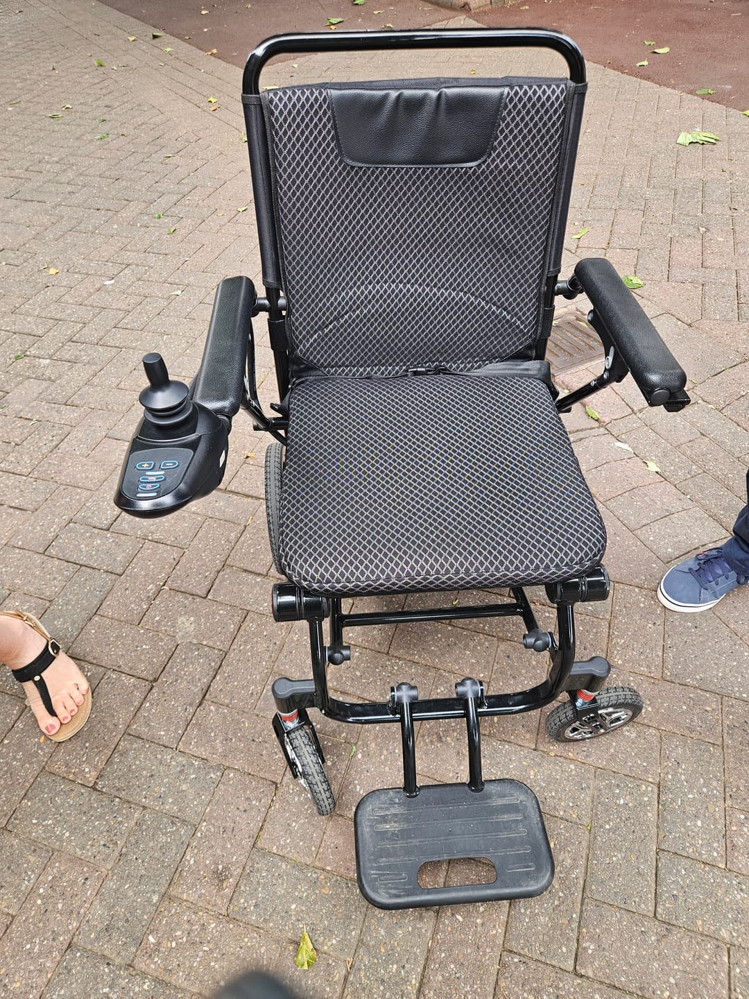 Customer photo review of Ultra-Lightweight Folding Electric Wheelchair | EtechMobility LiteMax 2