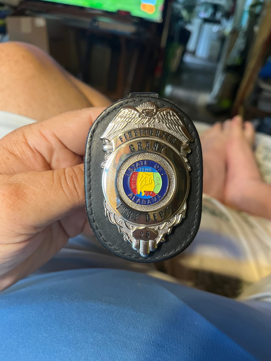 Customer photo review of Customizable Badge BA16