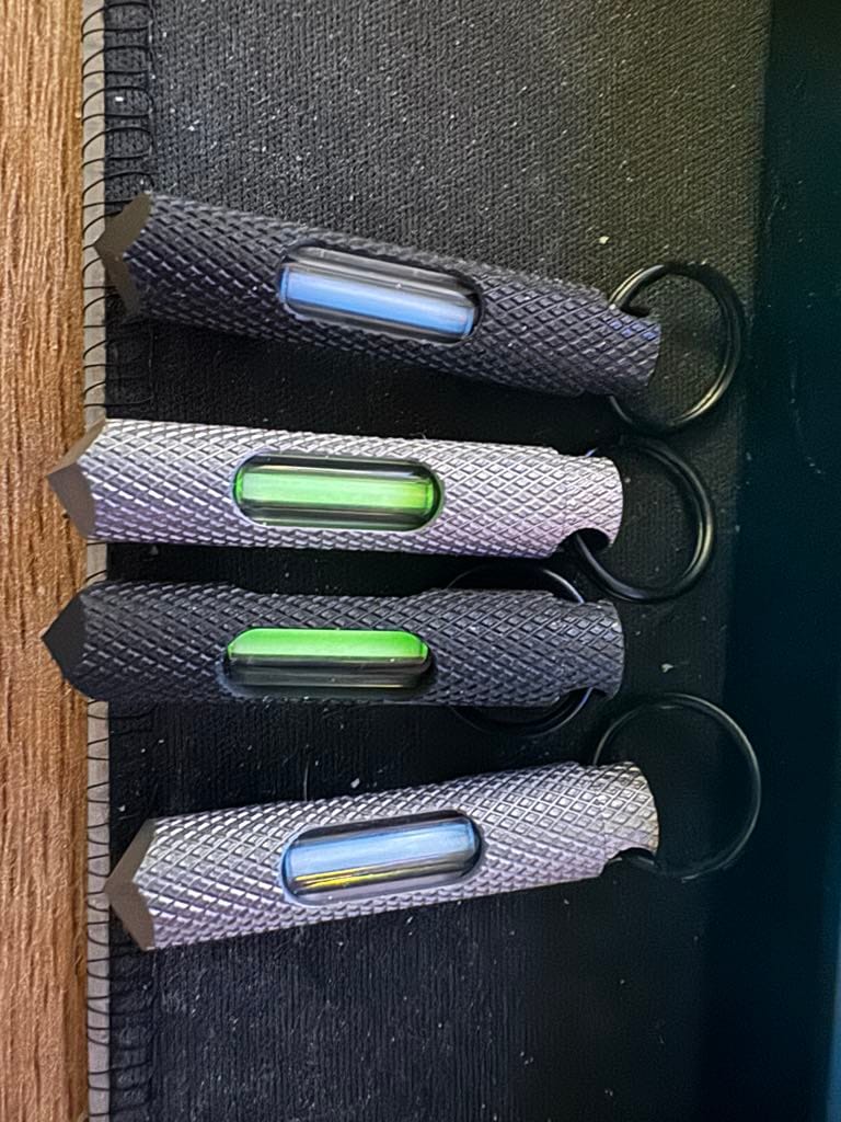 Customer photo review of The Knurled Edition Glow Fob