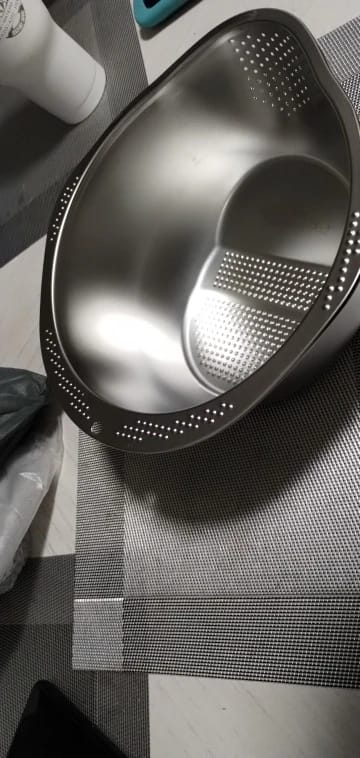 Customer photo review of Premium Stainless Steel Rice Strainer