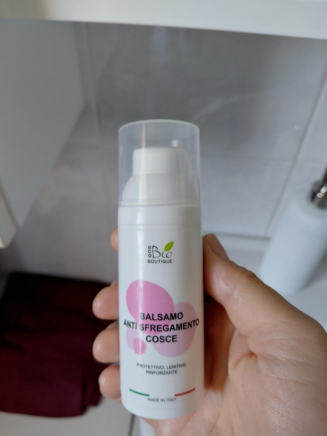 Customer photo review of Balsamo Anti Sfregamento Cosce