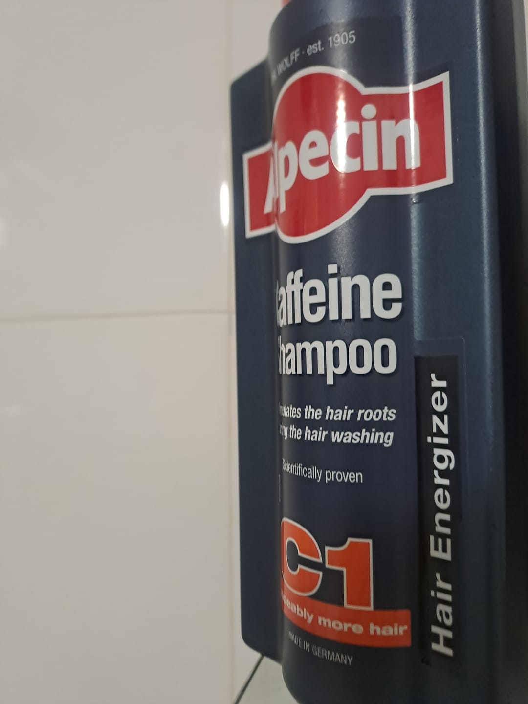 Customer photo review of Alpecin Caffeine Shampoo C1 (375ml)
