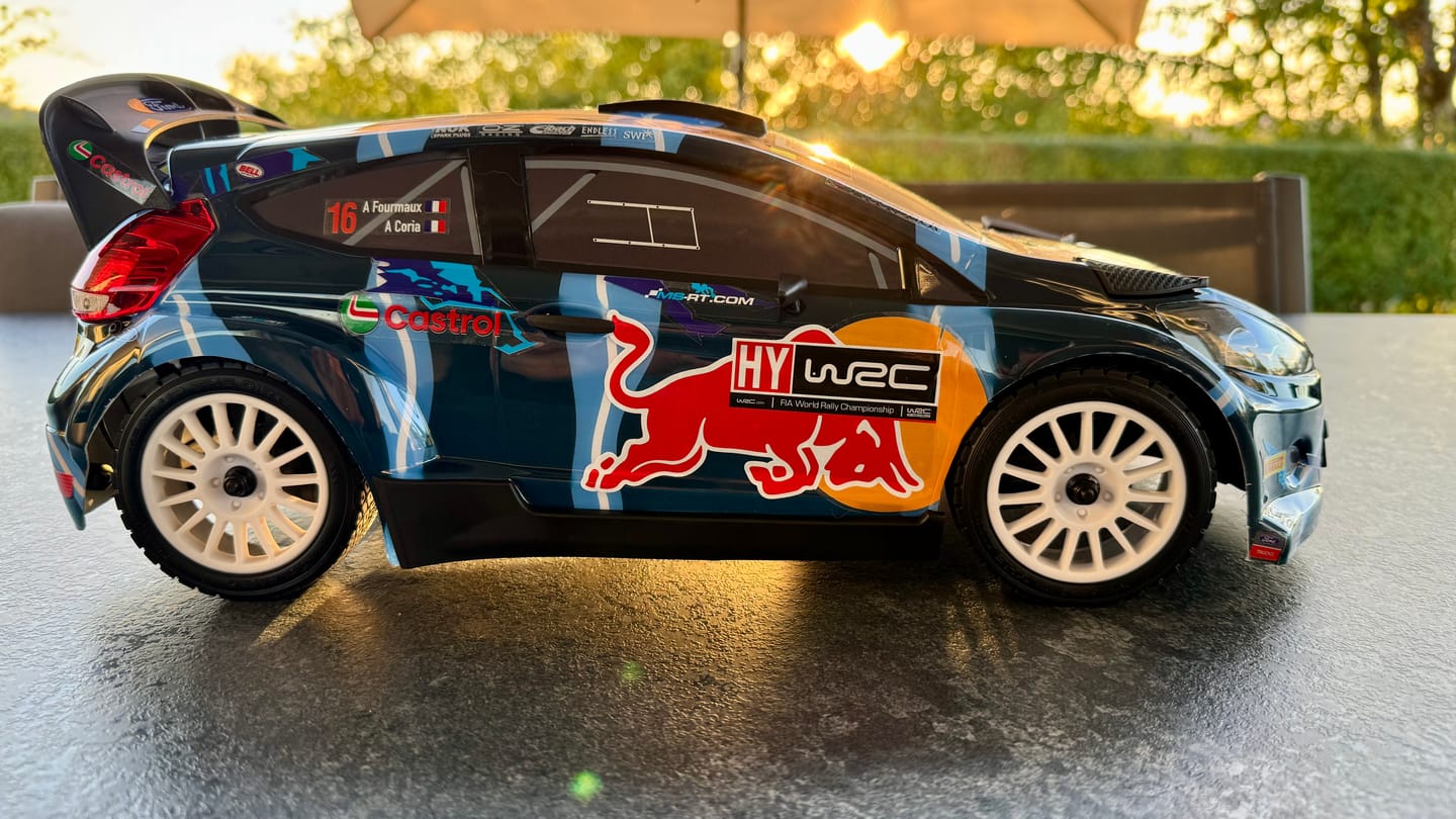 Customer photo review of XTS Rally 1.2mm Pc Transparent Car Body For XTS-F10 RC Rally Car
