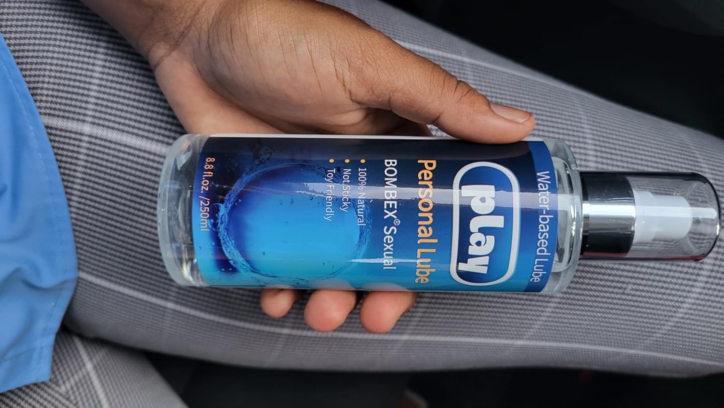 Customer photo review of BOMBEX Water Based Lube