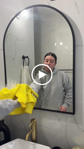 Customer video review of buckle up grey hoodie