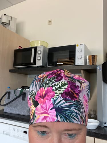 Customer photo review of OP Haube Violetta - Komfort