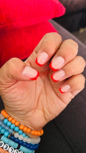 Customer photo review of Fiery French - Press On Nails