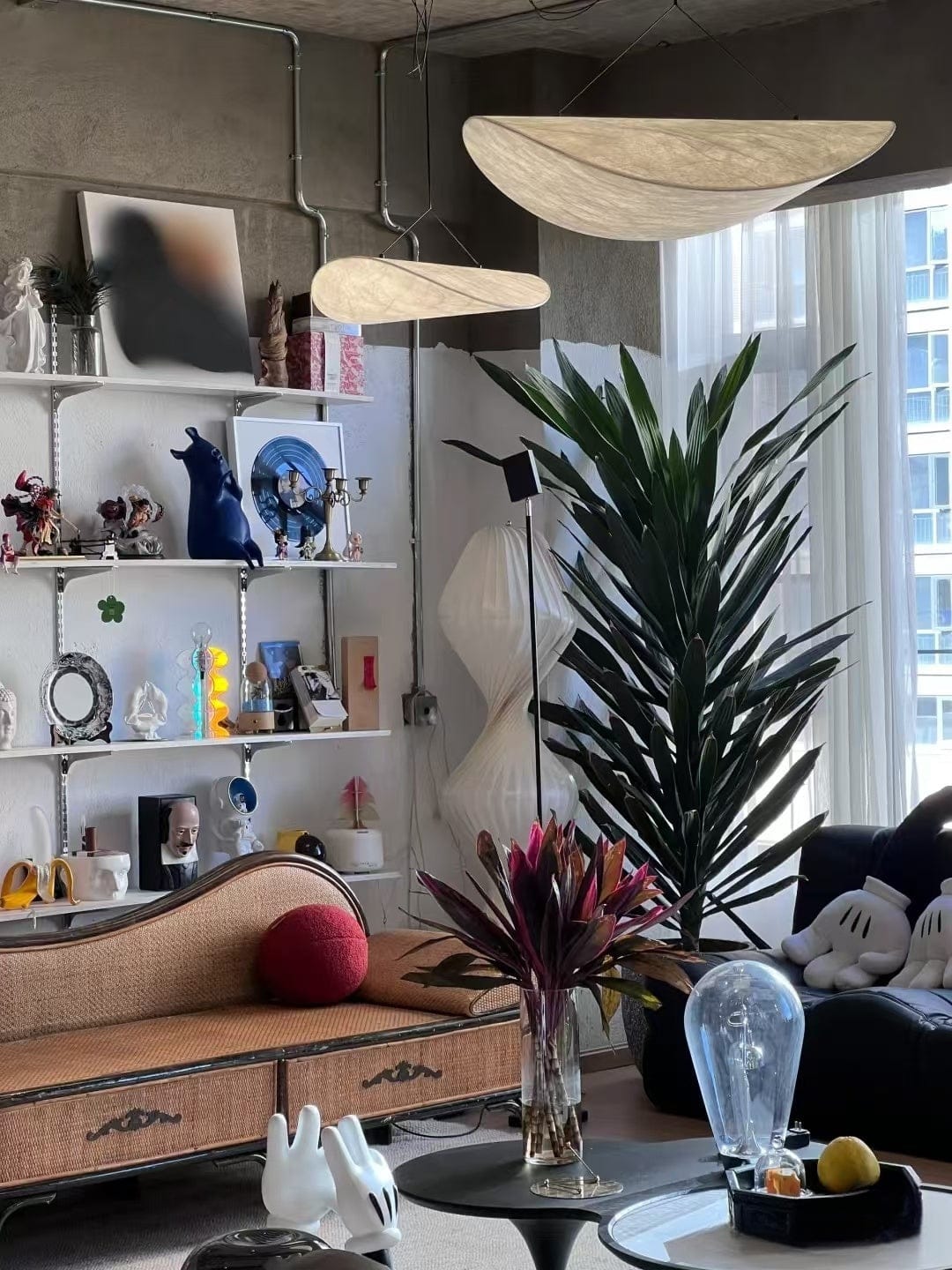 Customer photo review of Floating Cloud Tyvek Pendant Light