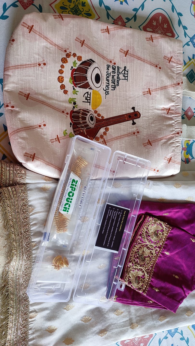 Customer photo review of SAM, the ultimate destination! | Raw Silk & Cotton Tote Bag