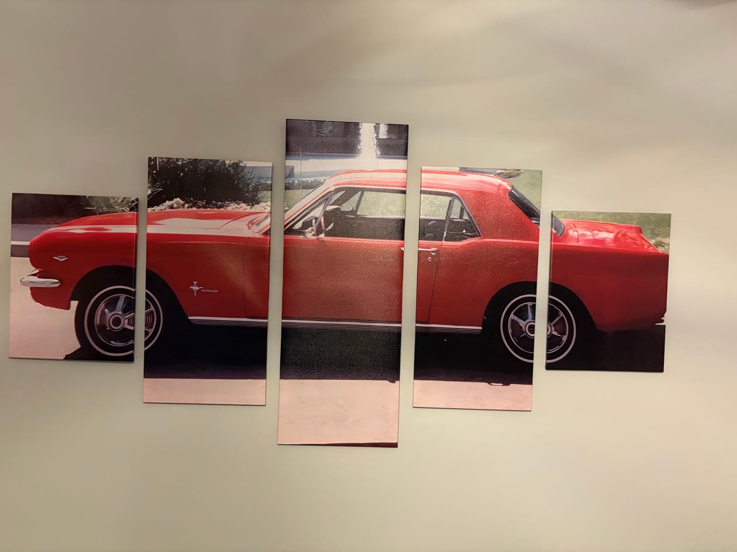 Customer photo review of Custom 5 Panel Canvas Print Wall Art - Do It Yourself (DIY) Or Let Us Do It For You (LUDIFY)!