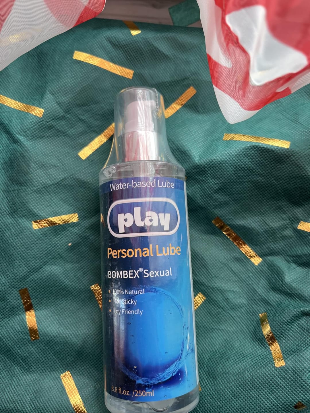 Customer photo review of BOMBEX Water Based Lube