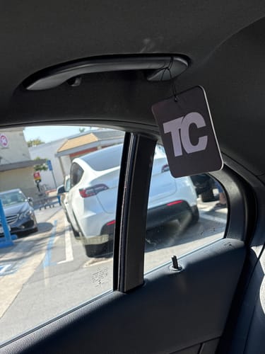 Customer photo review of IN SPEED WE TRUST AIR FRESHENER