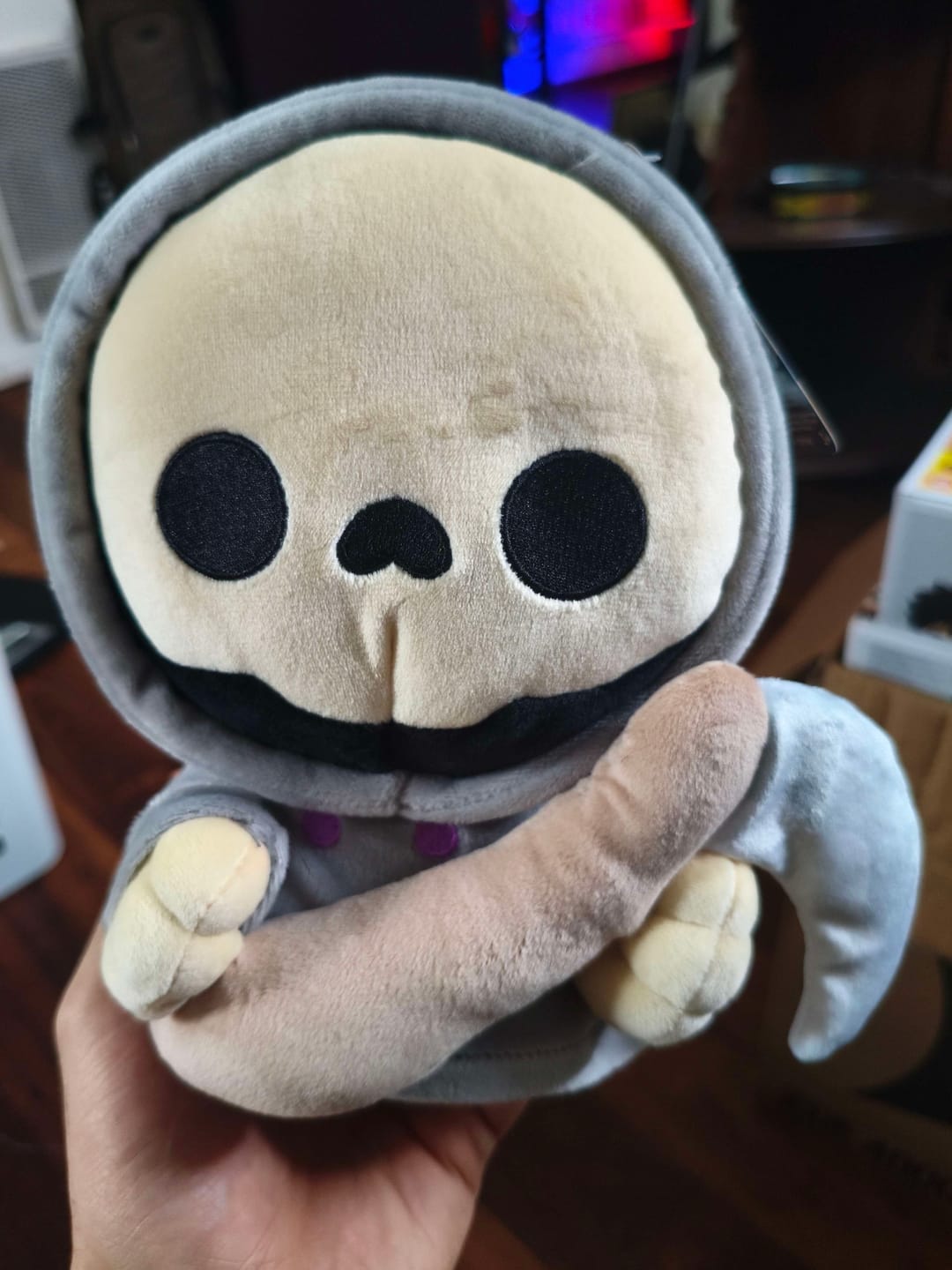 Customer photo review of 'Knox' the Grim Reaper 💀 | Plush