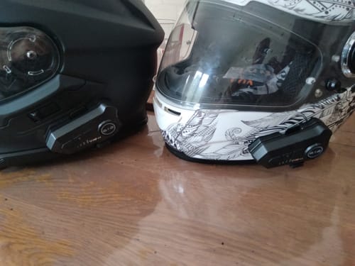 Customer photo review of Motarcom - L'intercom moto haut de gamme et abordable