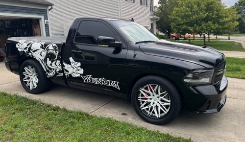 Customer photo review of CUSTOM 2-PIECE FORGED CONCAVE DEEP DISH WHEELS: RV-C081