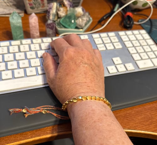 Customer photo review of 2 Tibetan Bracelets of Fortune