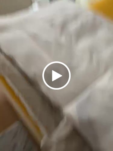 Customer video review of Foto Klemmfix Doppelrollo "3D Rosen"