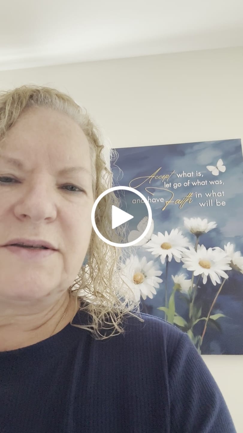 Customer video review of Accept What is Let Go of What Was, Daisies and Butterflies, Christian Wall Art Canvas