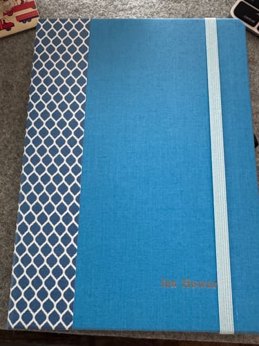 Customer photo review of Custom Book-Style iPad Case