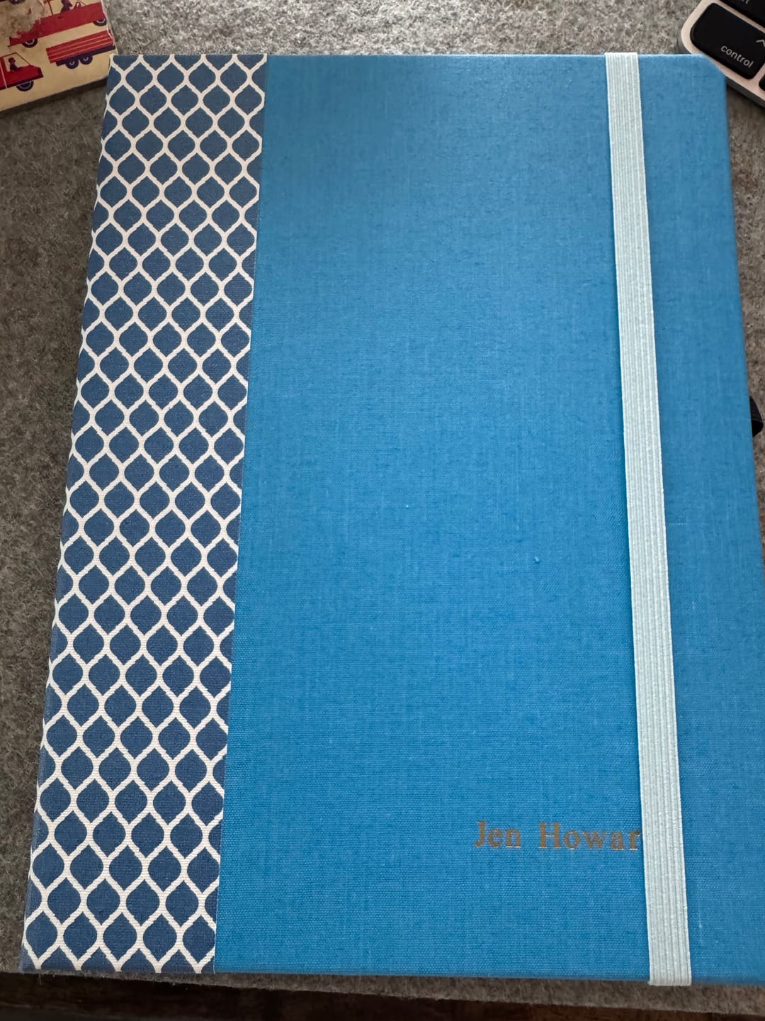 Customer photo review of Custom Book-Style iPad Case