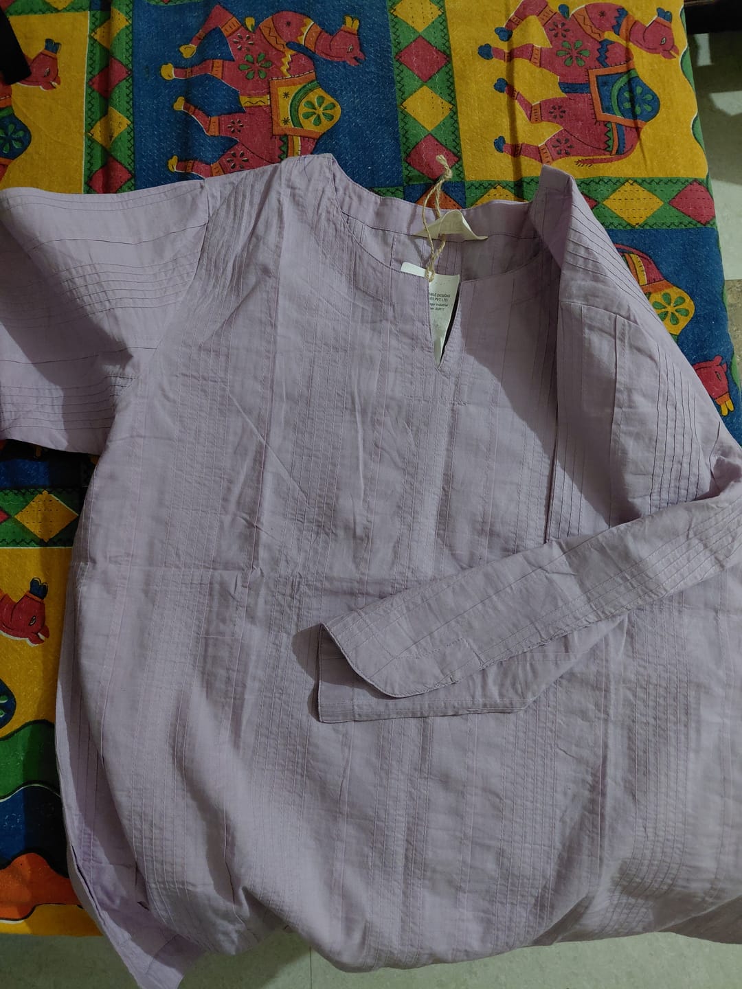 Customer photo review of Women Lilac Everyday Cotton Top