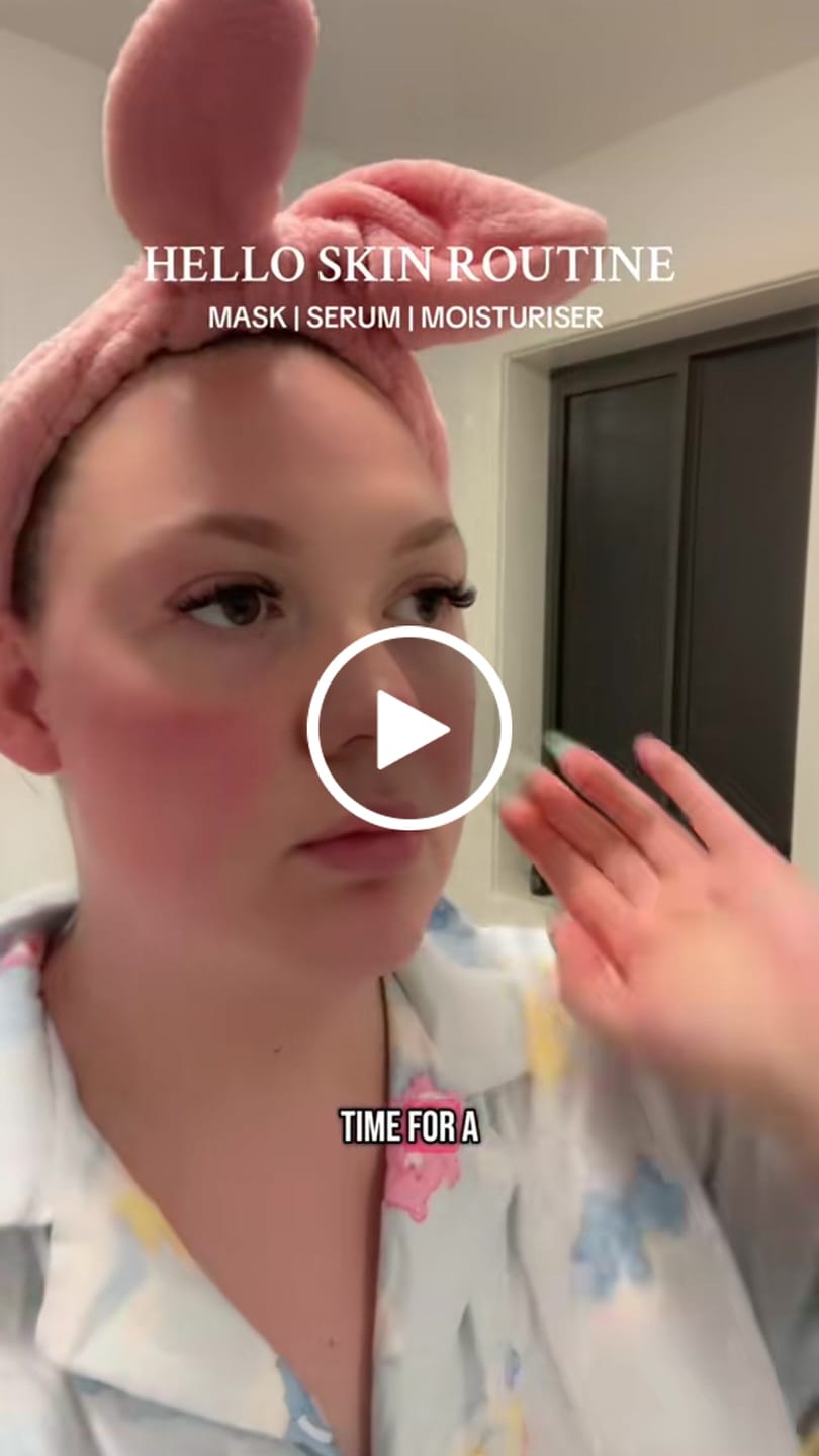 Customer video review of hyaluronic acid serum
