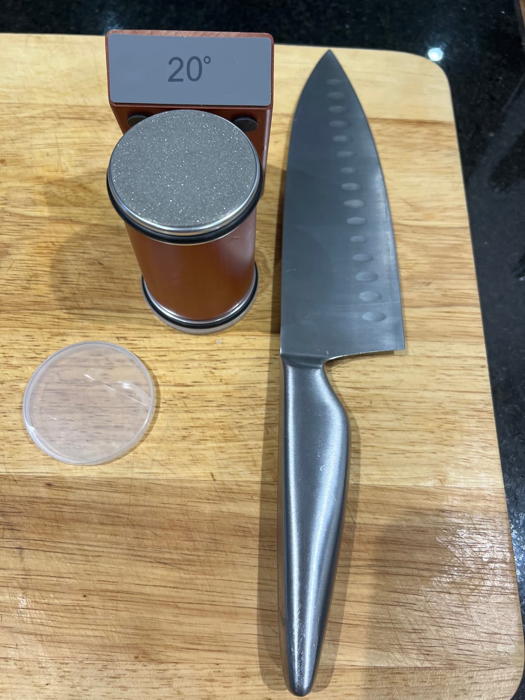 Customer photo review of NOVARA DIAMOND ROLLING KNIFE-SHARPENER SET