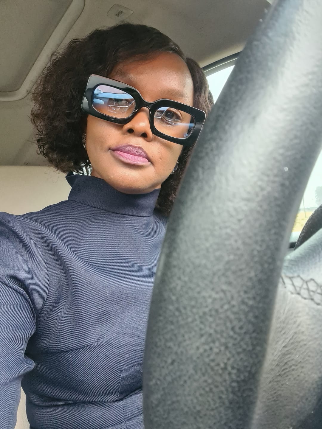 Customer photo review of Era Clear Lens Empire Sunglasses