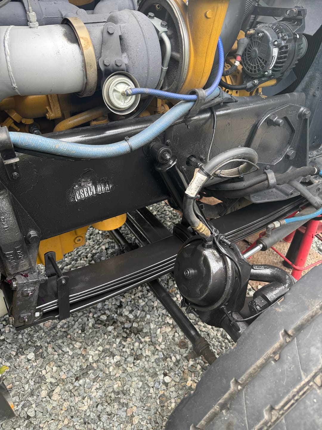 Customer photo review of 1987 - 2007 Peterbilt Conventional 357-379 Front Leaf Spring - 4 Leaves - 75-218