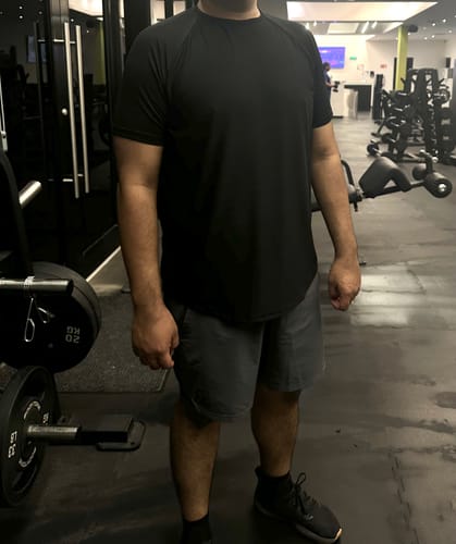 Customer photo review of Training Sport Tee - Black