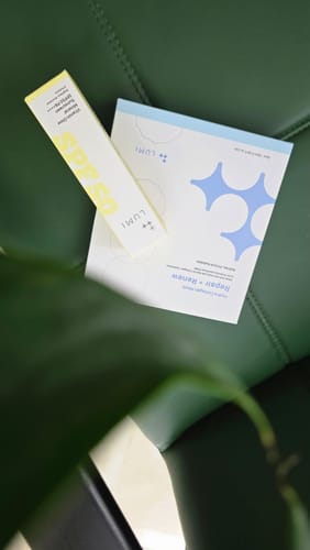 Customer photo review of Vitamin Glow Mineral Sunscreen